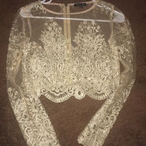 Longsleeve crop top